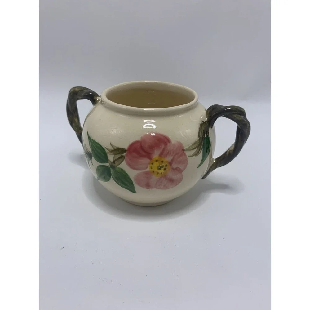 Vintage Franciscan Desert Rose Sugar Bowl No Lid